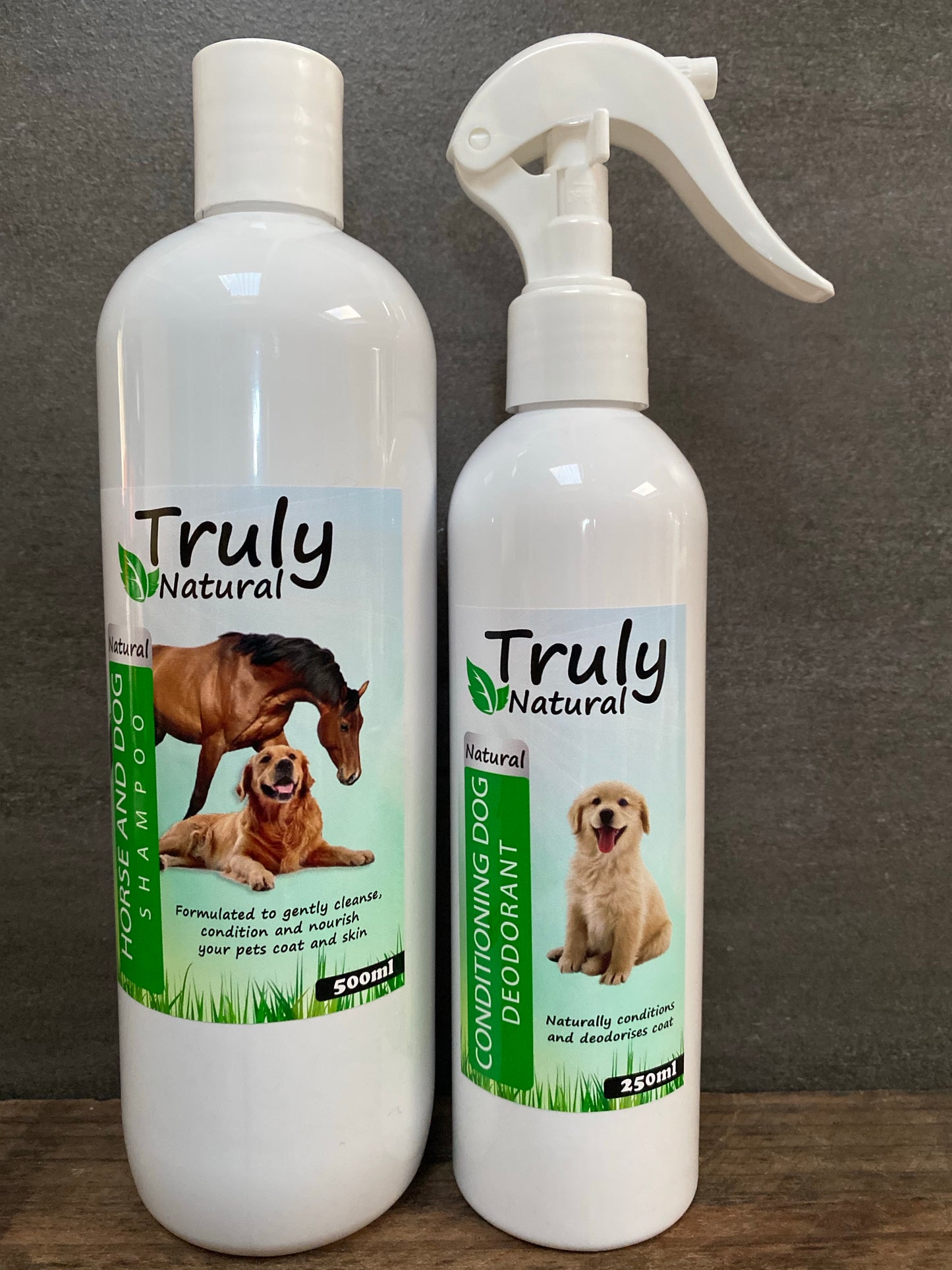 Truly Natural smelling fresh medium combo pack 250ml natural deodorant & 500ml natural shampoo