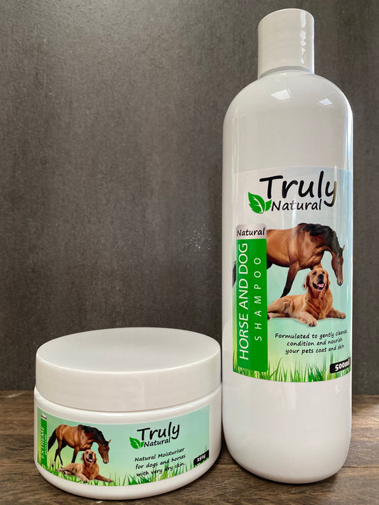 MEDIUM EXTREME COMBO PACK Truly Natural 250g Extreme Moisture & 500ml natural shampoo